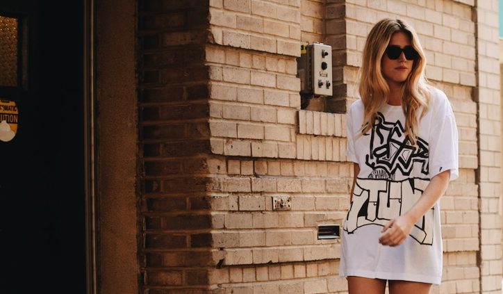 Sometimes, all you need is a white t shirt