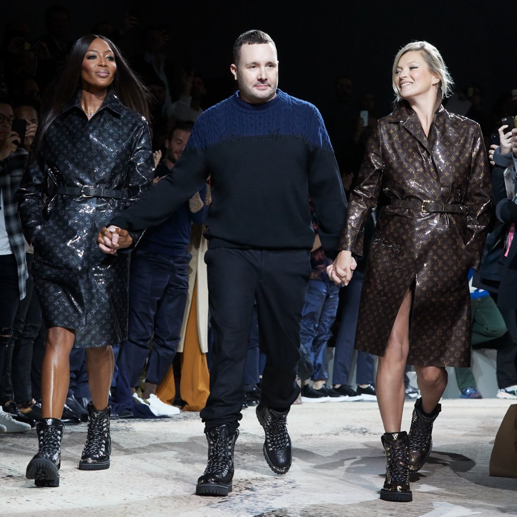 Naomi Campbell Walk in Louis Vuitton Fall 2018 Men's Show – Pochta News,  Louis Vuitton 2000 pre-owned Keepall 45 travel bag, Kate Moss