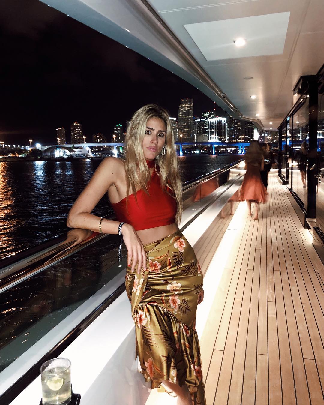 GOLD WITH A RED TOUCH